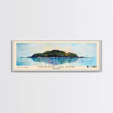 Heron Island, Australia Watercolor Beach Print, Vacation Gift, Australia Wall Art, Beach Painting, Beach Decor, Beach Painting