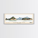 Kawau Island, New Zealand Watercolor Beach Print, Vacation Gift, New Zealand Wall Art, Beach Painting, Beach Decor, Beach Painting