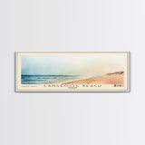 Langeoog Beach, Germany Watercolor Beach Print, Vacation Gift, Germany Wall Art, Beach Painting, Beach Decor, Beach Painting