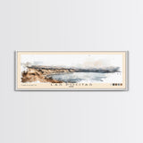Las Pocitas, Peru Watercolor Beach Print, Vacation Gift, Peru Wall Art, Beach Painting, Beach Decor, Beach Painting