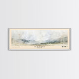 Sanna, Scotland Watercolor Print, Vacation Gift, Scotland Wall Art, Beach Painting, Beach Decor, Large Wall Art, Wood Frame Art