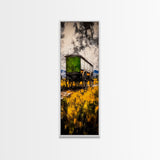 Antique Wagon Black White Canvas Print Rustic Art Farmhouse Wall Art Vintage Western Art Wabi Sabi Wall Art