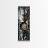 Rustic Frying Pan Art Framed Canvas Print Kitchen Wall Art Food Review Kitchen Art Rustic Decor Moody Art Wabi Sabi Wall Art