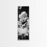 Explosive Ocean Wave, Framed Canvas Print, coastal décor, nautical painting, seascape painting, black and white photography,  panoramic art