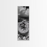 Rattlesnake Desert Art, Framed Canvas Print, southwest wall art, rustic decor, moody art, wildlife photography, cowboy aesthetic, gift idea