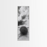 Tumbleweed Desert,Canvas Print, Rustic Southwest Wall Art, Moody Landscape Art, Extra Wide Art, Above Sofa Art, Farmhouse Decor