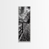 Desert Landscape Art, Canvas Print, Moody Southwest Wall Art, Joshua Tree Art, Extra Wide Art, Above Sofa Art, Rustic Home Decor