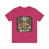 "I Travel for The Beer" full color T-shirt