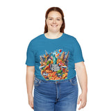 "I Travel for The Food" full color T-shirt