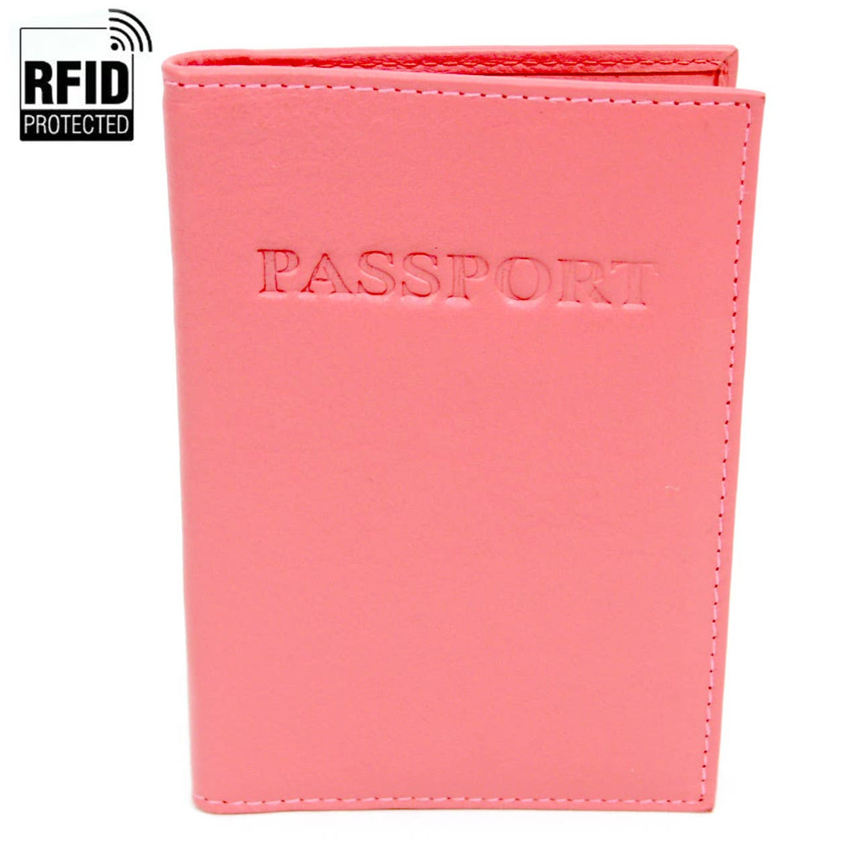 RFID Genuine Leather Passport Case