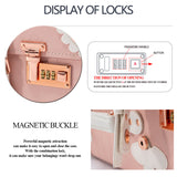 SarahFace Spinner Suitcase - Embossed Pink's