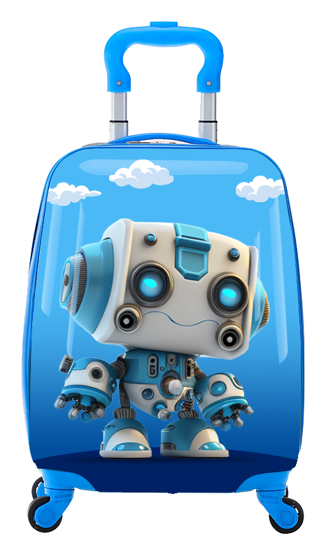 TUCCI Italy ROBO KID 18" Spinner Wheel Children Suitcase