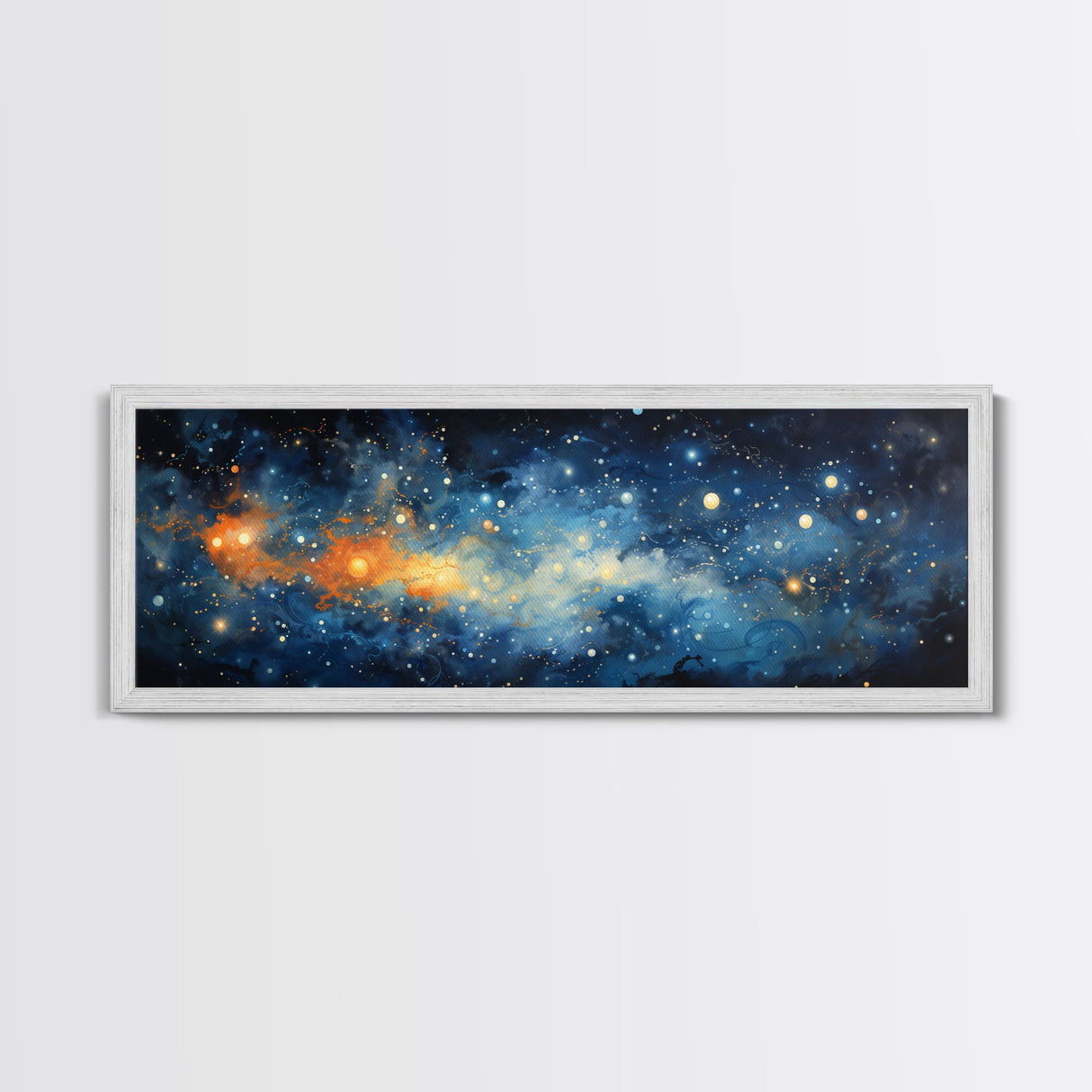 Framed Canvas Print Of The Universe, Space Exploration, Galaxy Print, Astronomical Gift, Room Decor, FREE SHIPPING
