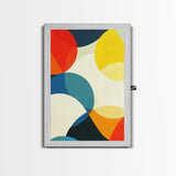 Large Colorful Abstract Art Painting Canvas Print, Abstract Extra Large Wall Art, Vertical Print