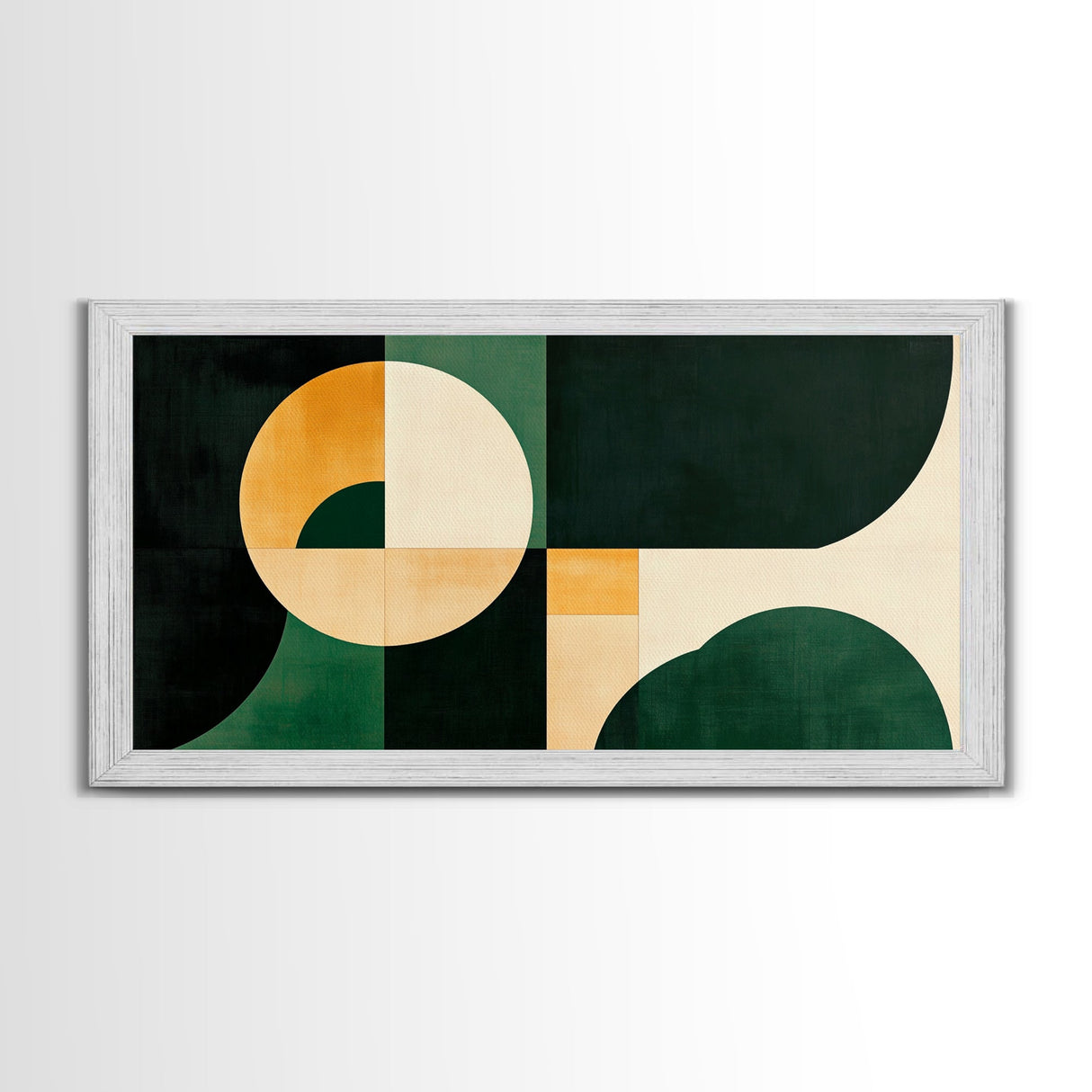Geometric Abstract Mid Century Modern Wall Art Framed Canvas Print, Modern Wall Art, Abstract Wall Art, Large Abstract Art