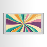 MCM Mid Century Modern Abstract Wall Art Canvas Print, Wall Decor, Wall Art, Modern Retro Canvas Print, Geometric Wall Art
