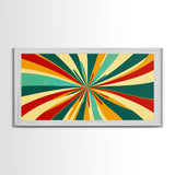 Modern Abstract Mid-Century Wall Art Original Design, Giclee Canvas Print Modern Home Decor, Retro Art