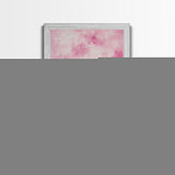 Wall Art Print Preppy Decor, Framed Canvas Print, Abstract Pink Clouds Painting, Girl's Dorm Room Wall Decor, Apartment Decor Gift Idea