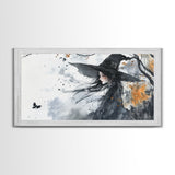 Wabi Sabi Witch - Framed Canvas Print - Eclectic Home Decor - Witchy Wall Art