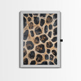 Rustic Stone Texture Canvas Print, Earthy Wall Art, Farmhouse Decor, Bedroom Art, Vertical Rustic Art, Skinny Wall Art