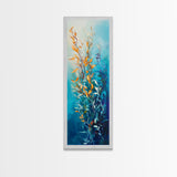 Underwater Kelp, Ocean Botanical Prints, Coastal Decor, Blue and Green Wall Art, Christmas, Canvas Print, Bedroom Art, Gift Idea