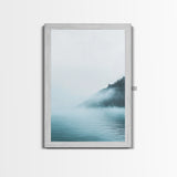 Misty Waters, Lake Tahoe Art, Moody Art, Coastal Landscape, Nautical Wall Art, Wabi Sabi Art, Minimalist Art, Canvas Print