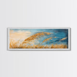 Golden Wheat in the Wind, Rustic Autumn Nature Wall Art, Warm Earthy Landscape Painting, Farmhouse Fall Decor, Cozy Home Artwork
