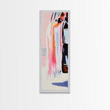Vibrant Textures, Abstract Fashion Art, Bold Color Splashes, Modern Aesthetic, Trendy Wall Decor, Artistic Expression, Framed Canvas Print