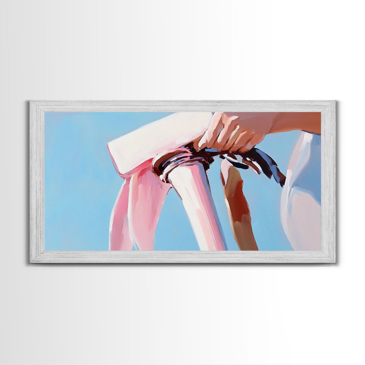 Fashion Statement, Bold Bangles, Modern Wall Art, Framed Canvas Print, Contemporary Home Decor, Minimalist Style, Chic Living Room Art