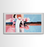 Soft Pink Scrunchie, Feminine Wall Art, Minimalist Pastel, Boho Chic Decor, Modern Abstract, Aesthetic Beauty, Canvas Print, Bedroom