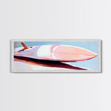 Surfboard Still Life, Beach Vibes, Ocean Lover, Coastal Wall Art, Canvas Print, Minimalist Decor, Bedroom Aesthetic, Summer Gift
