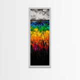 Reflective Waters, Nature Art, Framed Canvas Print, Tranquil Wall Art, Zen Home Decor, Living Room Artwork, Peaceful Landscape