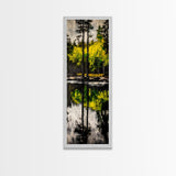 Reflection, Forest, Landscape, Canvas Print, Nature Wall Art, Tranquil Scene, Greenery Art, Serene Home Decor, Zen Office Artwork