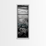 Ocean Depths, Coastal Art, Black and White Photography, Canvas Print, Beach Wall Art, Nautical Decor, Ocean Print, Modern Home Decor