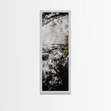 Ocean Storm, Dramatic Seascape, Black and White Art, Framed Canvas Print, Coastal Wall Decor, Moody Art, Unique Gift