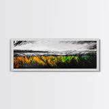 Vibrant Seaweed, Ocean Depths, Underwater Wall Art, Canvas Print, Coastal Living Decor, Abstract Marine Painting, Dining Room Art