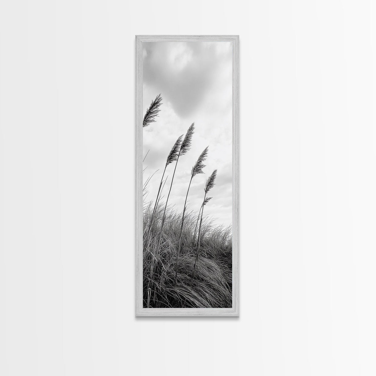Windy Grasses, Coastal Scene, Tall Grass Field, Autumn Decor, Canvas Print, Farmhouse Style, Dining Room Wall Art, Nature Mood