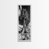 Majestic Tree, Nature Power, Earth Energy, Black White Art, Framed Canvas Print, Modern Rustic Decor, Cabin Wall Art, Tree Lover Gift