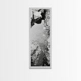 Tidal Pool, Coastal Rock, Still Water, Natural Texture, Framed Canvas Print Earth Tone Decor, Zen Bathroom Art, Modern Minimalist Nature Wall Print