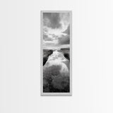Tidal Pool, Ocean Reflection, Shore Calm, Seascape Beauty, Canvas Print, Minimalist Bathroom Art, Coastal Vibes, Tranquil Decor