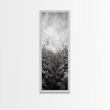Wild Berry Path, Autumn Botanical Art, Overgrown Garden Scene, Fall Nature Photography, Rustic Kitchen Decor, Framed Canvas Print