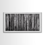 Rustic Wood, Weathered Planks, Barn Texture, Framed Canvas Print, Farmhouse Wall Art, Minimalist Rustic Decor, Kitchen Wall Art, Neutral Tones