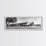 Spanish Ranch, Desert Landscape, Tranquil Home, Canvas Print, Southwestern Wall Art, Neutral Tones, Living Room Decor, Rustic Home Style