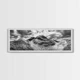 Windswept Dune Trail, Dramatic Sky, Nature Path, Beach Landscape, Framed Canvas Print, Rustic Wall Art, Fall Decor, Bedroom Art, Boho Vibes