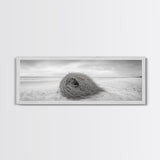 Tumbleweed Nest, Desert Beach, Natural Sculpture, Coastal Simplicity, Canvas Print, Modern Boho Wall Art, Neutral Home Aesthetic
