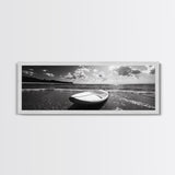 Paddle Board, Ocean Adventure, Summer Surf, Sparkling Sea, Canvas Print, Coastal Living Room Wall Art, Beach House Photography