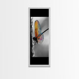 Rainbow Wings, Close Up, Dragonfly Beauty, Nature Macro – Canvas Print, Boho Wall Art, Nursery Decor, Insect Photography, Colorful Accent