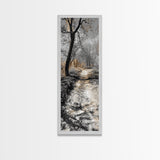 Forest Trail, Autumn Path, Nature Escape, Earthy Journey, Canvas Print, Rustic Fall Wall Art, Entryway or Hallway Decor, Woodland Landscape