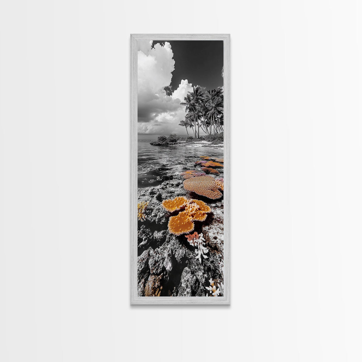 Coral Reef, Coastal Dreams, Tropical Serenity, Ocean Life Wall Art, Canvas Print, Coastal Bathroom Decor, Nature Photography Style