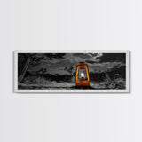 Lantern Glow, Night Forest, Rustic Camping, Glowing Light, Canvas Print, Fall Wall Art, Cozy Home Accent, Cabin or Den Decor